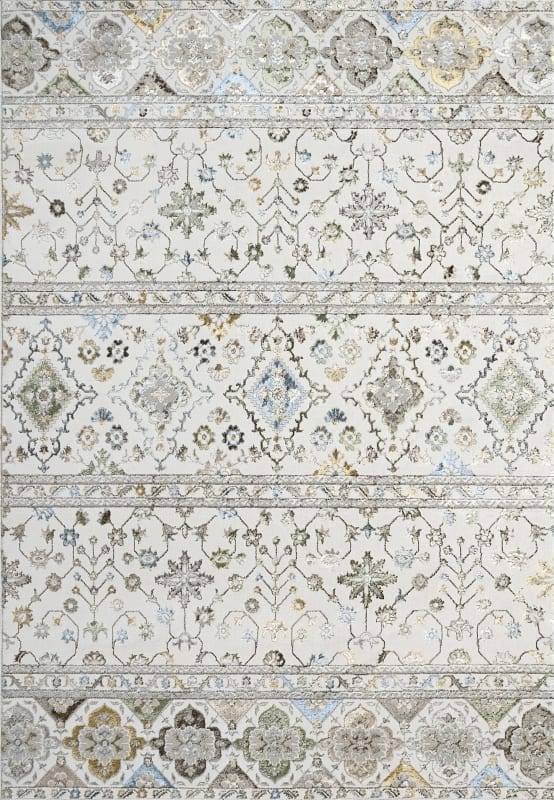 ZT9126650999 - Dynamic Rugs - MERIT - Grey Multi 6650-999 - 7.1' x 10.1'