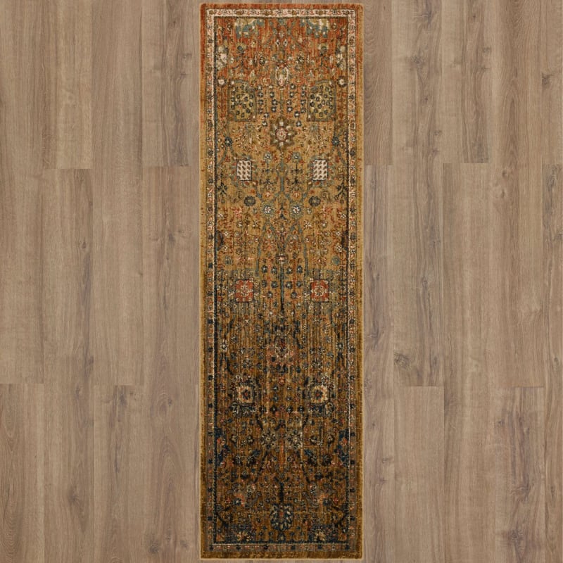90668-80153-028094 - Karastan - Spice Market - Myanmar Tobacco - 2' 4" X 7' 10"