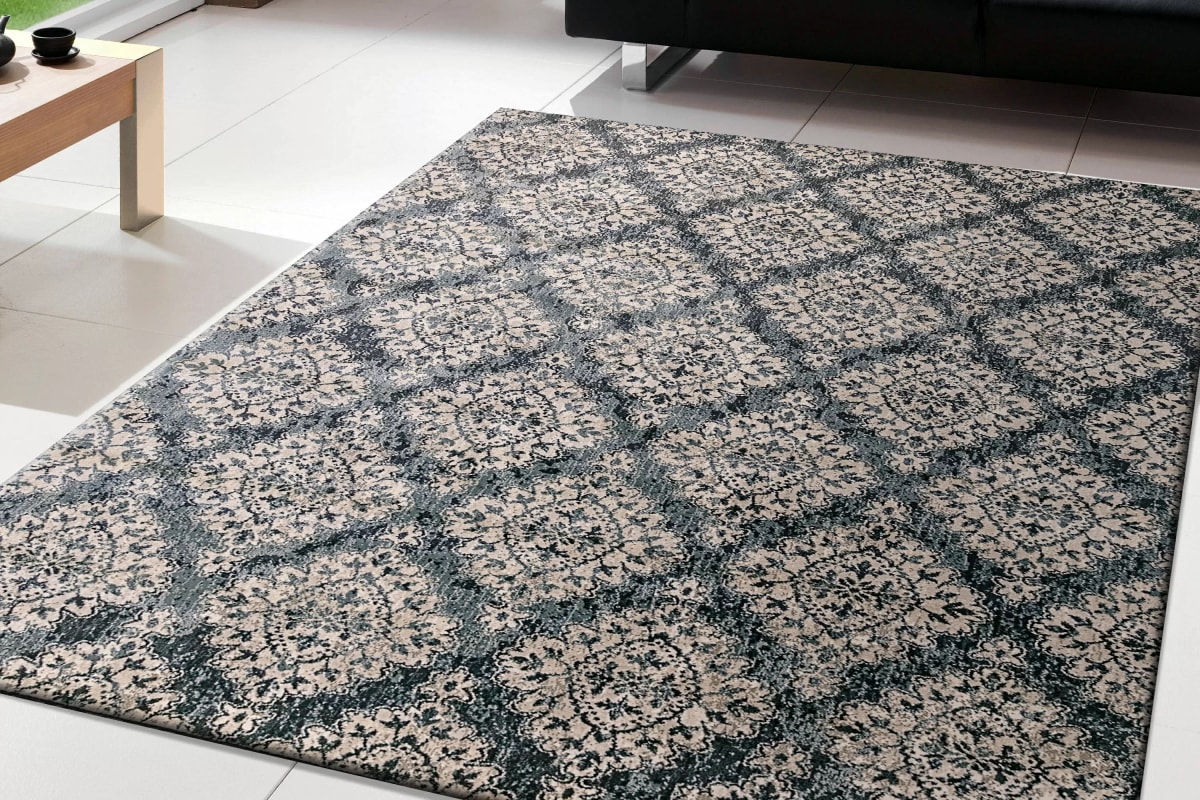 ME28985015119 - Dynamic Rugs - MELODY - Blue 985015-119 - 2.2' x 7.1'