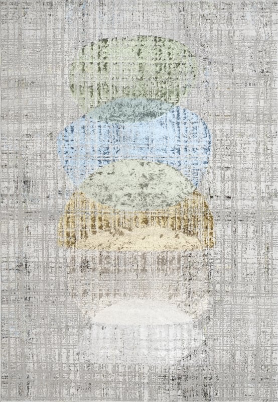 ZT9126656999 - Dynamic Rugs - MERIT - Grey Multi 6656-999 - 7.1' x 10.1'