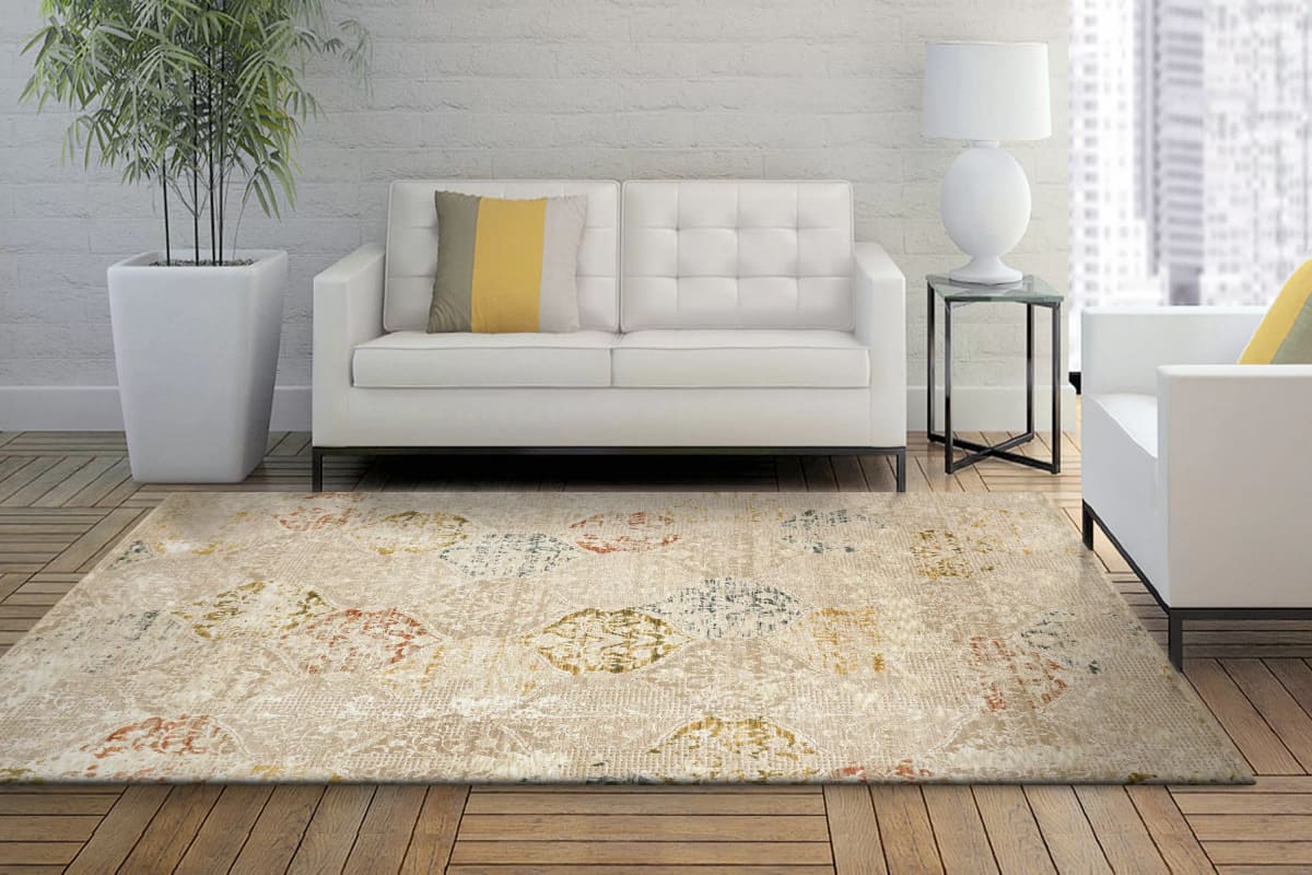 HUDSON - Beige Multi 1452-899 - Dynamic Rugs - HUDSON - Beige Multi 1452-899