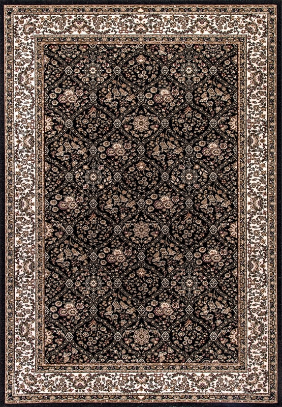 BR697211090 - Dynamic Rugs - BRILLIANT - Black 7211-090 - 5.3' x 7.7'