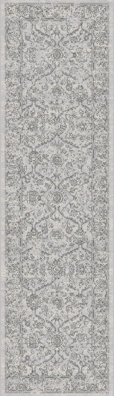 AN28571369696 - Dynamic Rugs - ANCIENT GARDEN - Silver Grey 57136-9696 - 2.2' x 7.7'