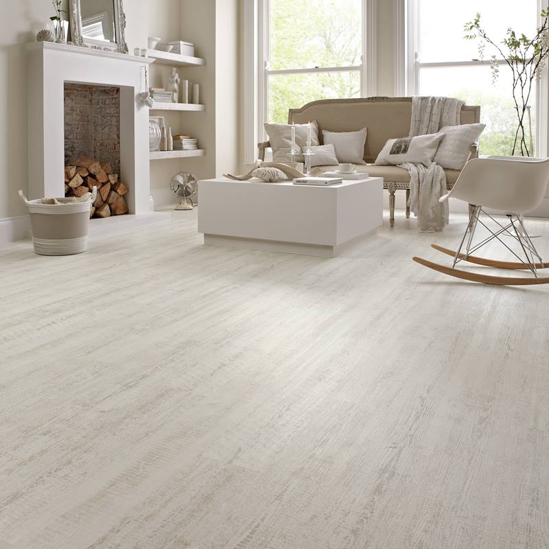 KP105 - Karndean - Knight Tile Gluedown - White Painted Pine