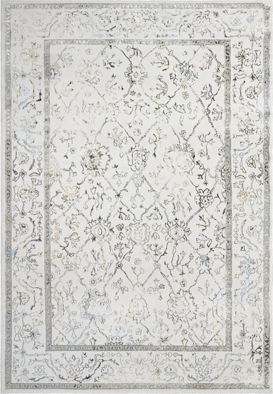 ZT696651999 - Dynamic Rugs - MERIT - Grey Multi 6651-999 - 5.3' x 7.7'