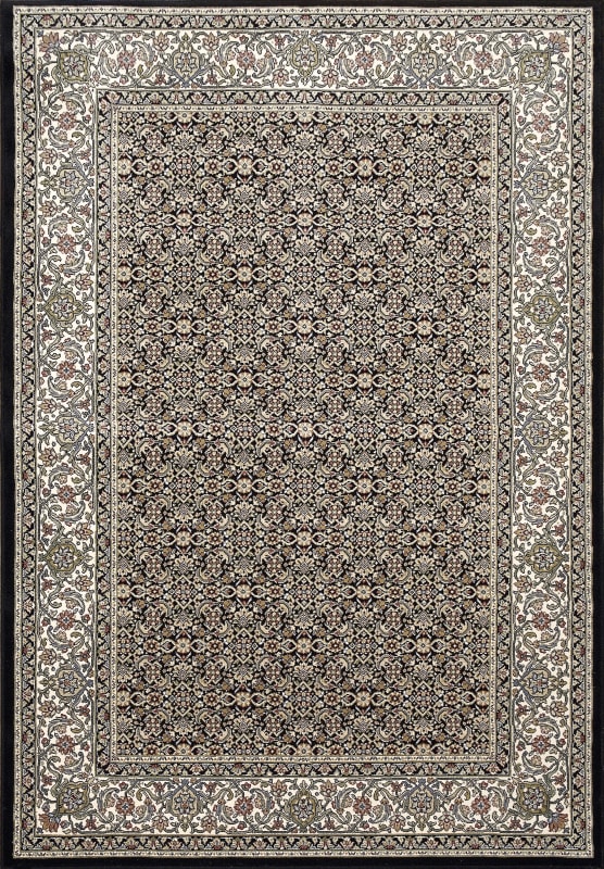 AN69570113263 - Dynamic Rugs - ANCIENT GARDEN - Black Ivory 57011-3263 - 5.3' x 7.7'