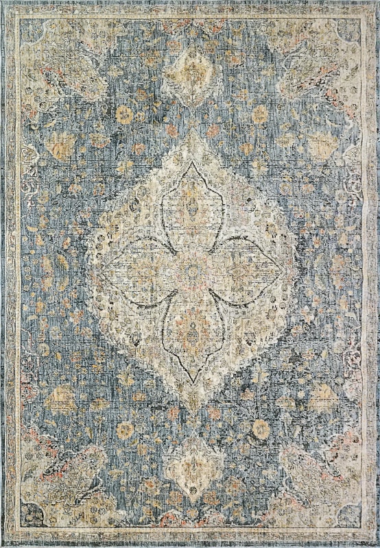 VX9123576599 - Dynamic Rugs - SAVOY - Denim Multi 3576-599 - 7.1' x 10.1'