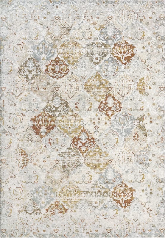 AL467602899 - Dynamic Rugs - ANNALISE - Beige Multi 7602-899 - 3.11' x 5.7'