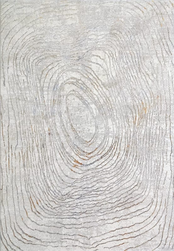 GD9121350897 - Dynamic Rugs - GOLD - Cream Silver Gold 1350-897 - 7.1' x 10.1'