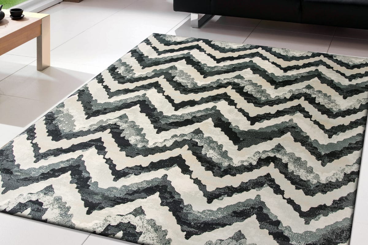 ME1014985018119 - Dynamic Rugs - MELODY - Blue 985018-119 - 9.2' x 12.1'