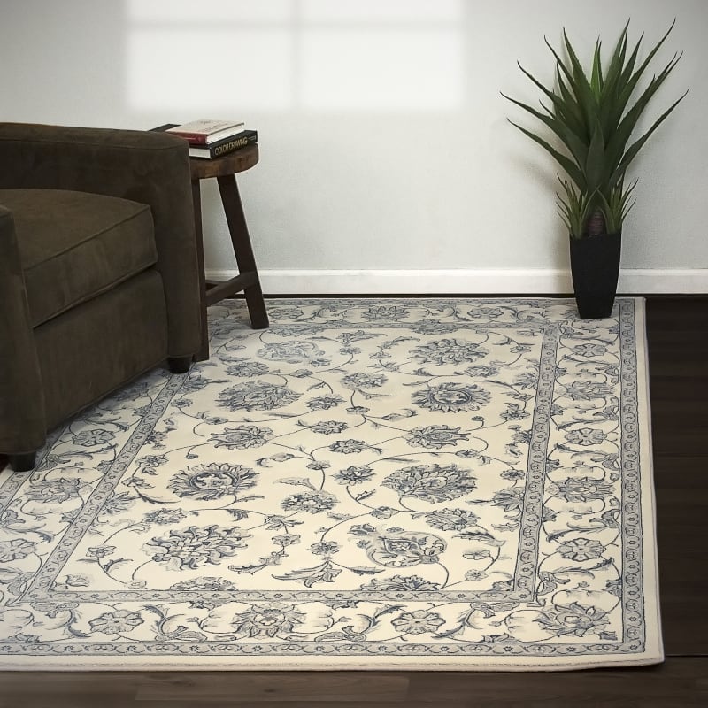 ANCIENT GARDEN - Cream 57365-6666 - Dynamic Rugs - ANCIENT GARDEN - Cream 57365-6666