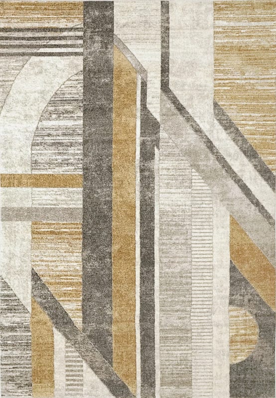 ZH694415970 - Dynamic Rugs - ZAHARA - Grey Gold 4415-970 - 5.3' x 7'
