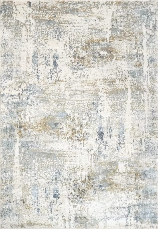 QU71027050150 - Dynamic Rugs - QUARTZ - Ivory Blue 27050-150 - 6.7' x 9.6'