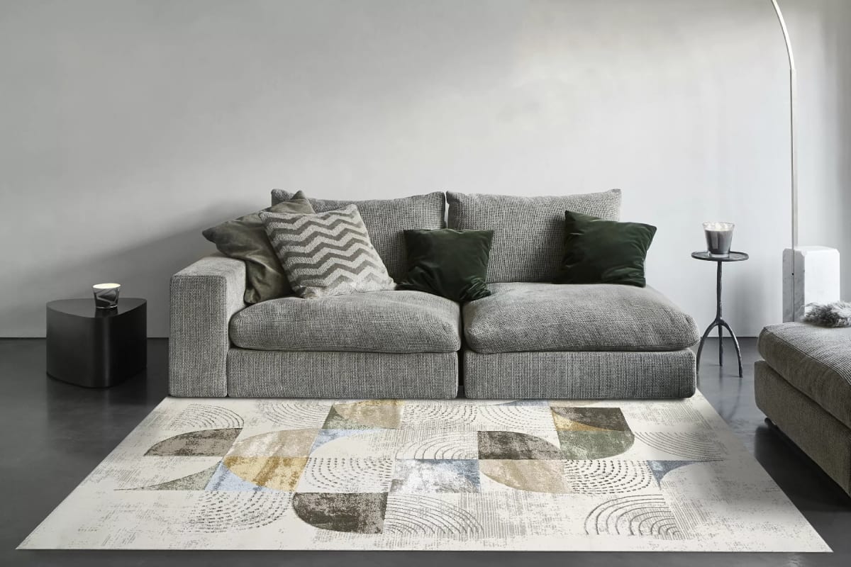 ZT696657999 - Dynamic Rugs - MERIT - Grey Multi 6657-999 - 5.3' x 7.7'