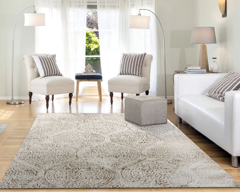QUARTZ - Ivory 26190-100 - Dynamic Rugs - QUARTZ - Ivory 26190-100