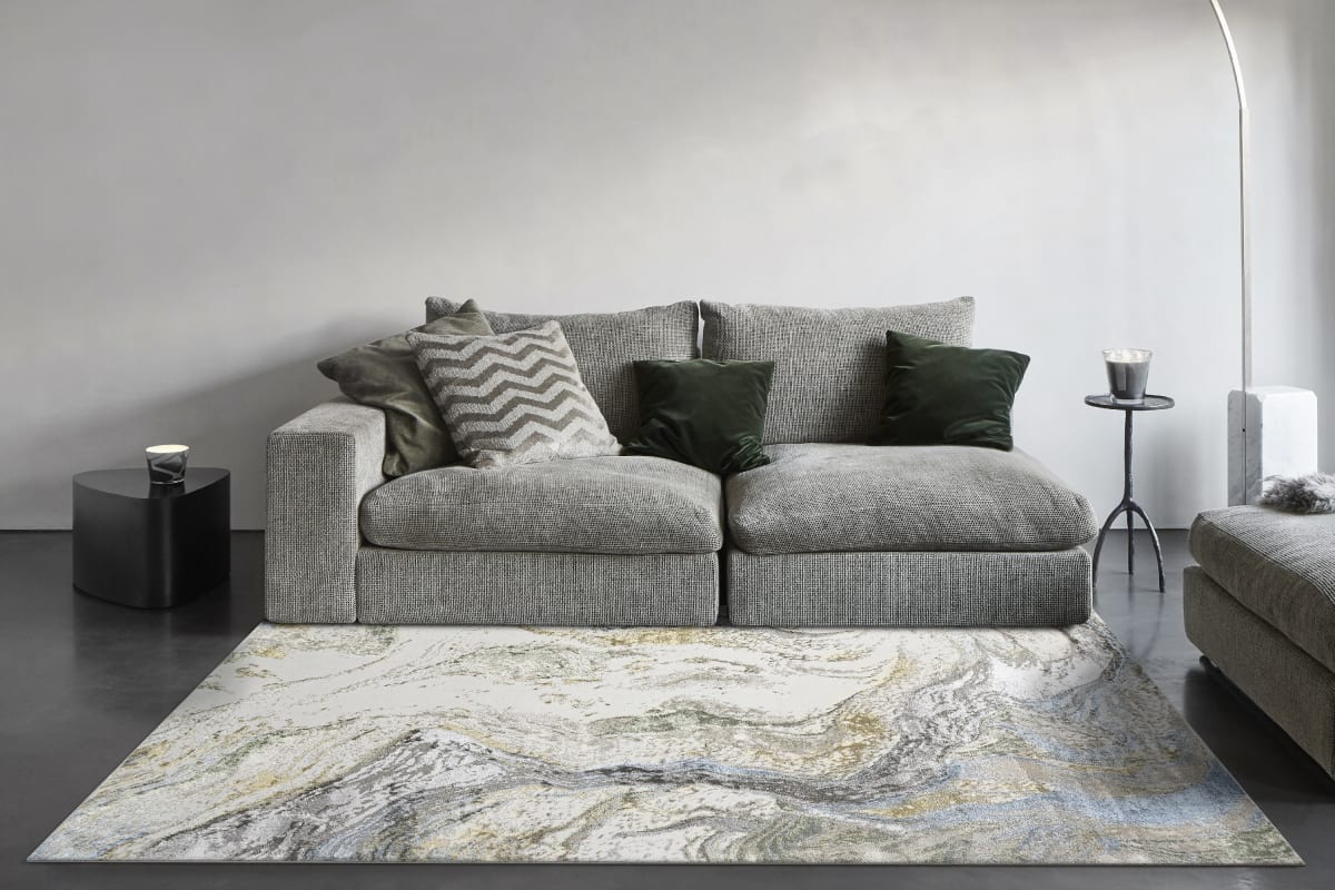 ZT696653999 - Dynamic Rugs - MERIT - Grey Multi 6653-999 - 5.3' x 7.7'