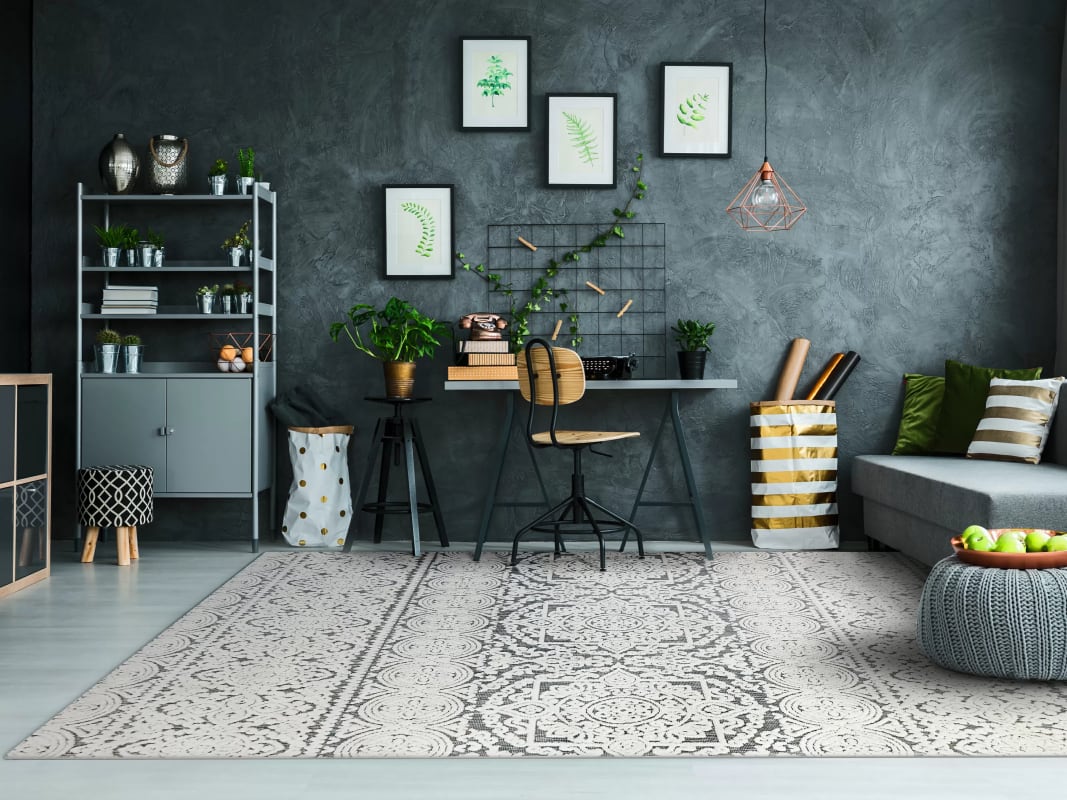 LT358146199 - Dynamic Rugs - LOTUS - Ivory Multi 8146-199 - 2.7' x 5'