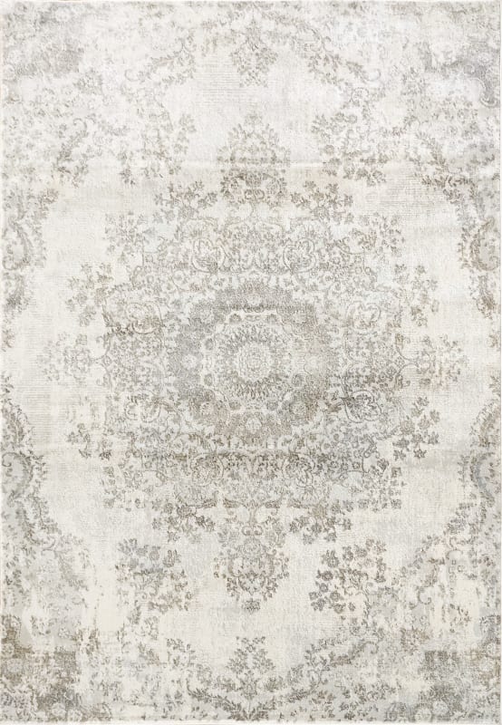 CC7103558195 - Dynamic Rugs - CASTILLA - Light Grey 3558-195 - 6.7' x 9.6'