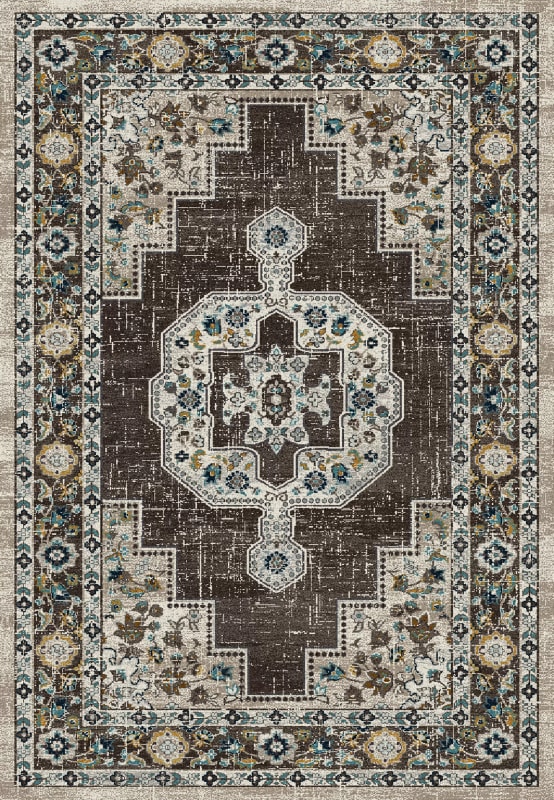 ZO696620199 - Dynamic Rugs - ZODIAC - Grey 6620-199 - 5.3' x 7.7'