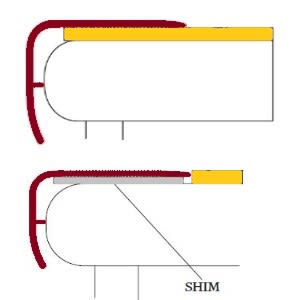 ORGW-190-6A-SN - Mohawk's Performance Accessories - Vinyl Stair Nose - ORGW-190-6A-SN