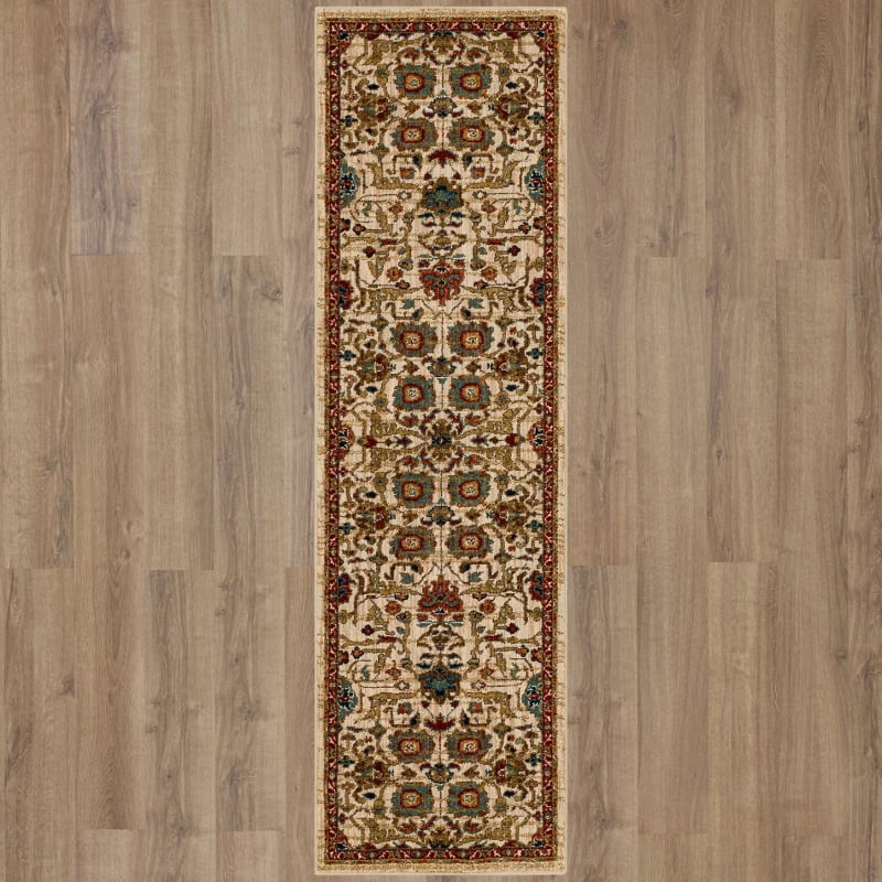 90936-70038-028094 - Karastan - Spice Market - Keralam Cream - 2' 4" X 7' 10"