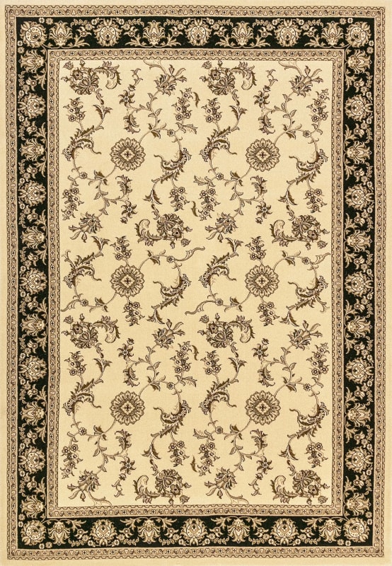 LE6958017190 - Dynamic Rugs - LEGACY - Ivory Black 58017-190 - 5.3' x 7.7'