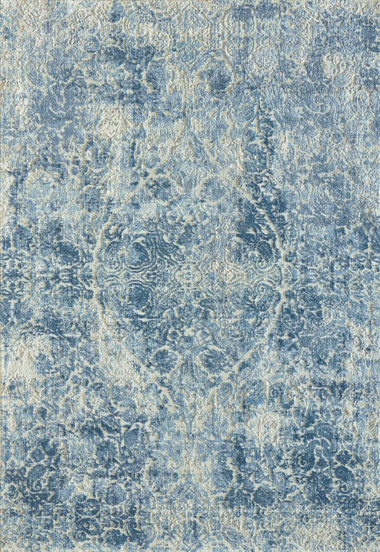 QU4627040500 - Dynamic Rugs - QUARTZ - Ivory Blue 27040-500 - 3.11' x 5.7'