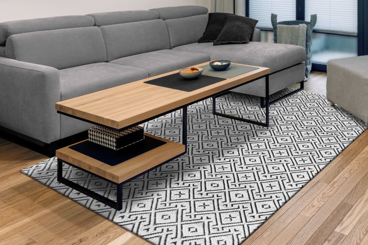 SL8107402190 - Dynamic Rugs - SOUL - Ivory Charcoal 7402-190 - 8' x 10'