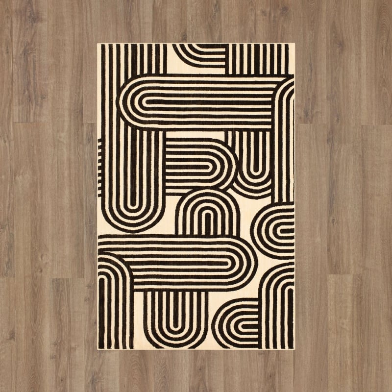 91818-90097-063094 - Scott Living by Karastan - Artisan - Mod Charcoal - 5' 3" X 7' 10"