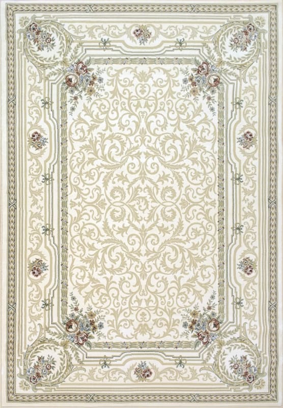 AN69570916464 - Dynamic Rugs - ANCIENT GARDEN - Ivory 57091-6464 - 5.3' x 7.7'