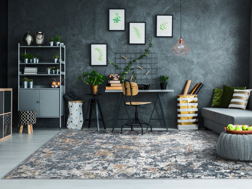 COUTURE - Charcoal Copper 52023-3616 - Dynamic Rugs - COUTURE - Charcoal Copper 52023-3616