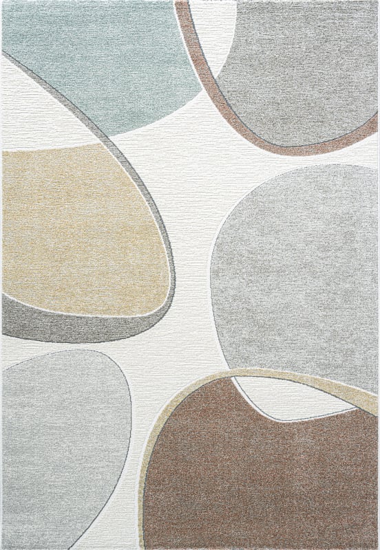 PI710460046161 - Dynamic Rugs - POLARIS - Ivory Multi 46004-6161 - 6.7' x 9.6'