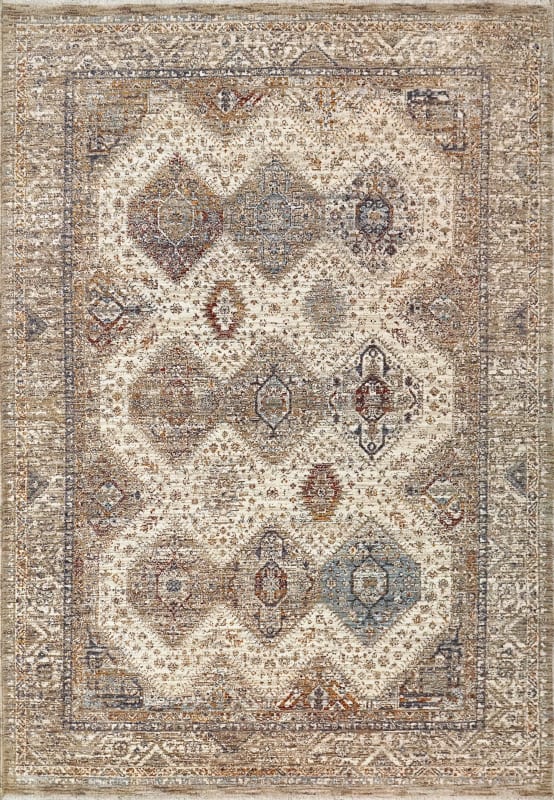 DK10146641899 - Dynamic Rugs - DAKOTA - Beige Multi 6641-899 - 9' x 12'