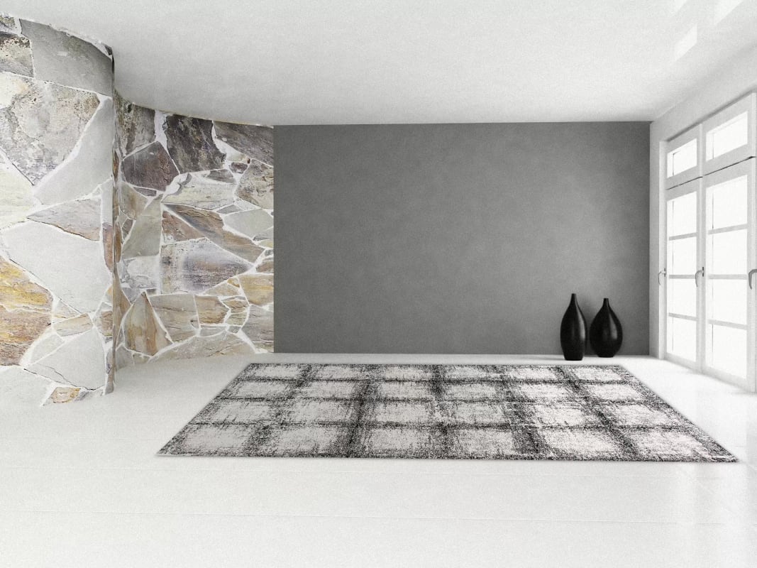MEHARI - Black White 23095-6248 - Dynamic Rugs - MEHARI - Black White 23095-6248