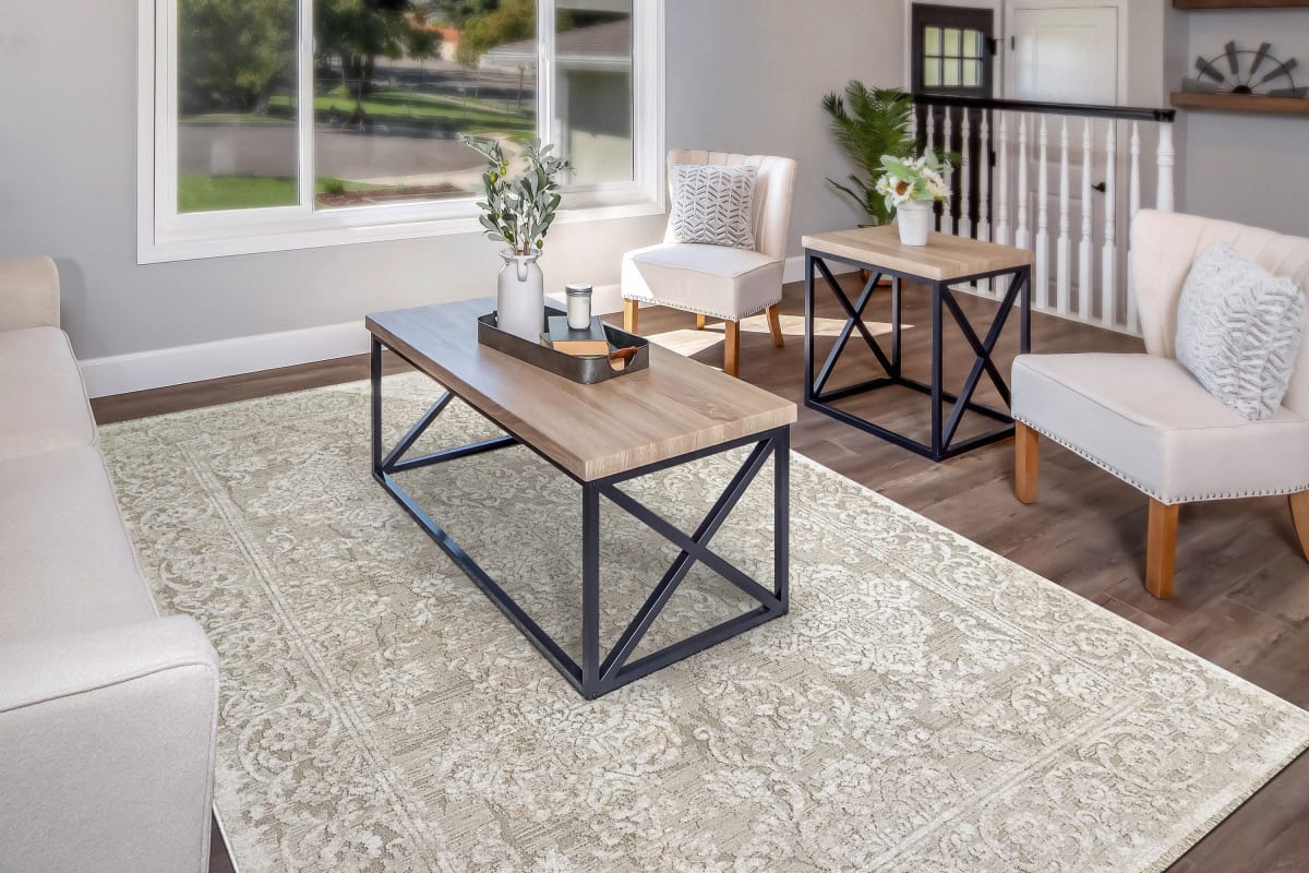 BAILEY - Beige Ivory Grey 3881-819 - Dynamic Rugs - BAILEY - Beige Ivory Grey 3881-819