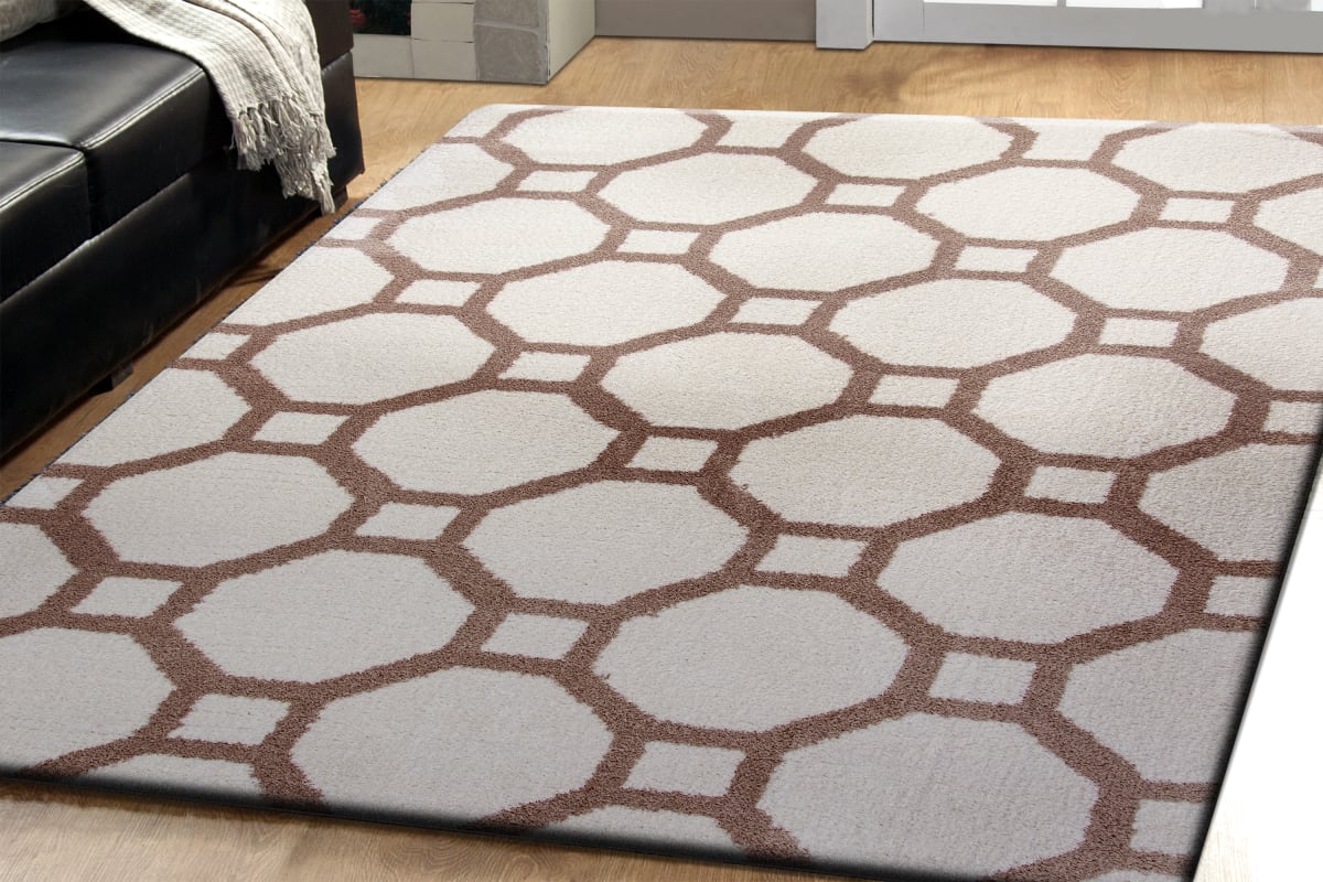 SI9125903110 - Dynamic Rugs - SILKY SHAG - White 5903-110 - 7.1' x 10.1'