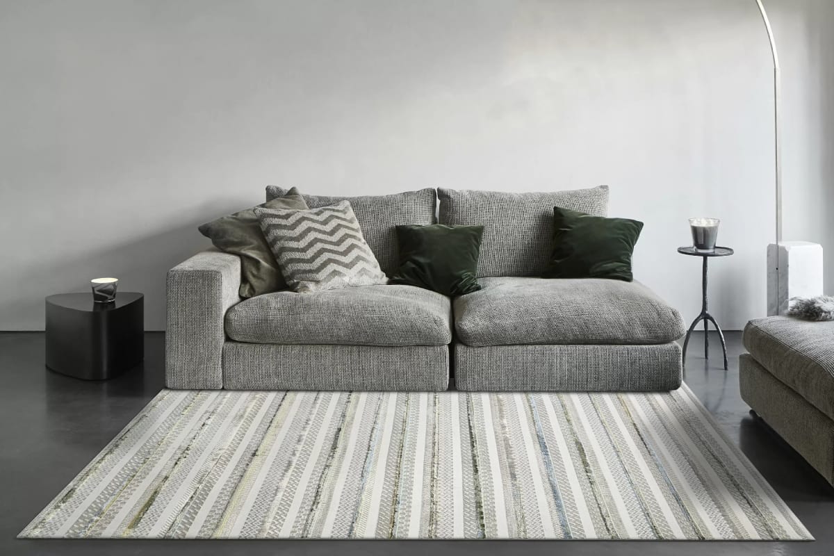 ZT7106654999 - Dynamic Rugs - MERIT - Grey Multi 6654-999 - 6.7' x 9.6'