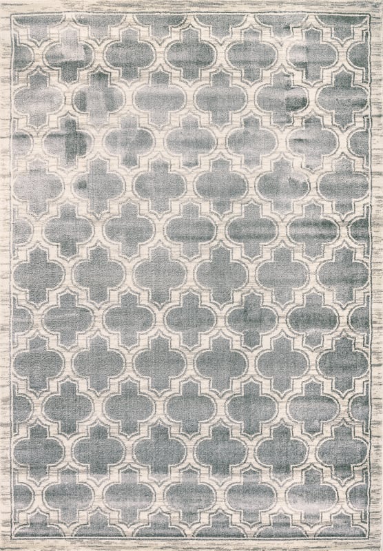 YA242816910 - Dynamic Rugs - YAZD - Grey Ivory 2816-910 - 2' x 3.6'