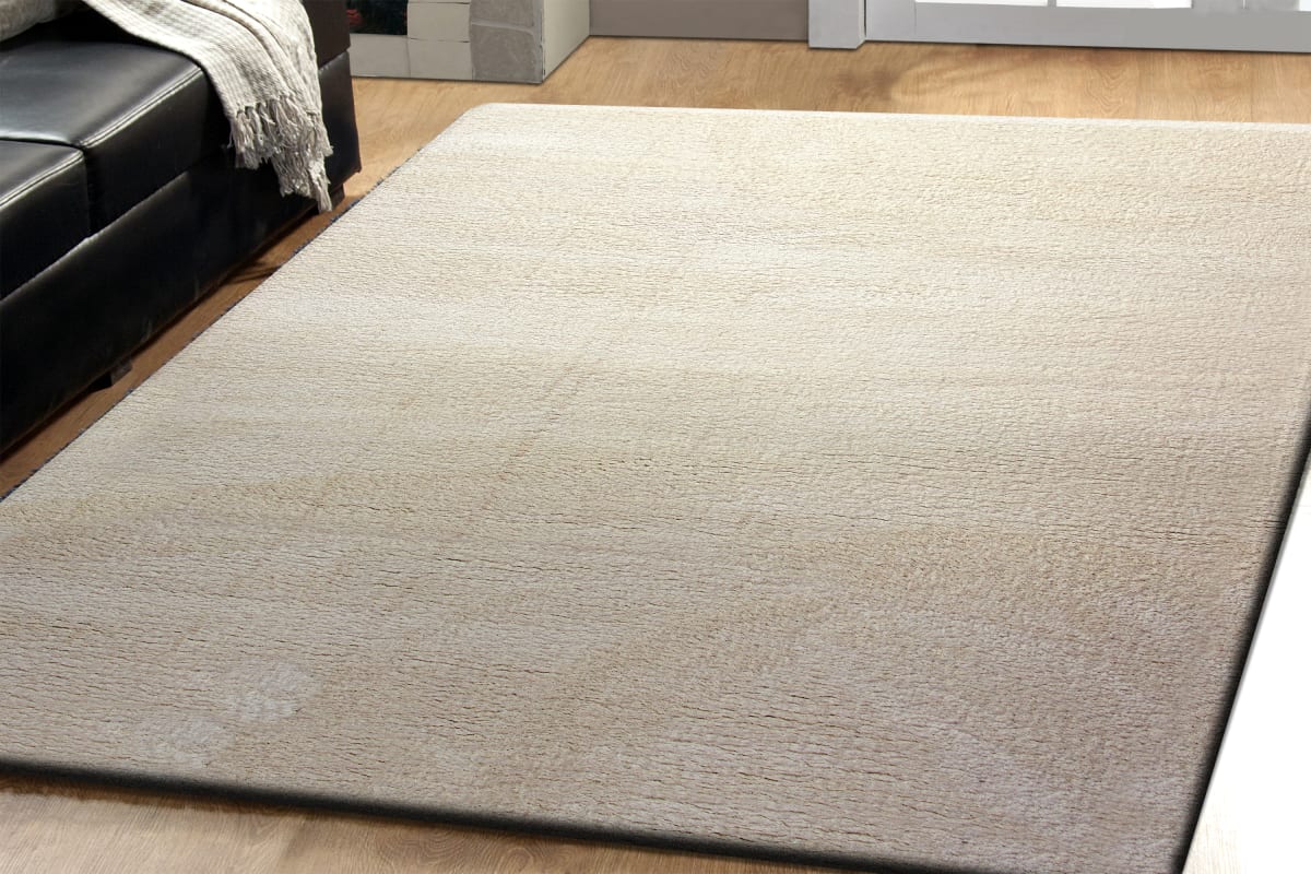 SI695900100 - Dynamic Rugs - SILKY SHAG - Ivory 5900-100 - 5.3' x 7.7'