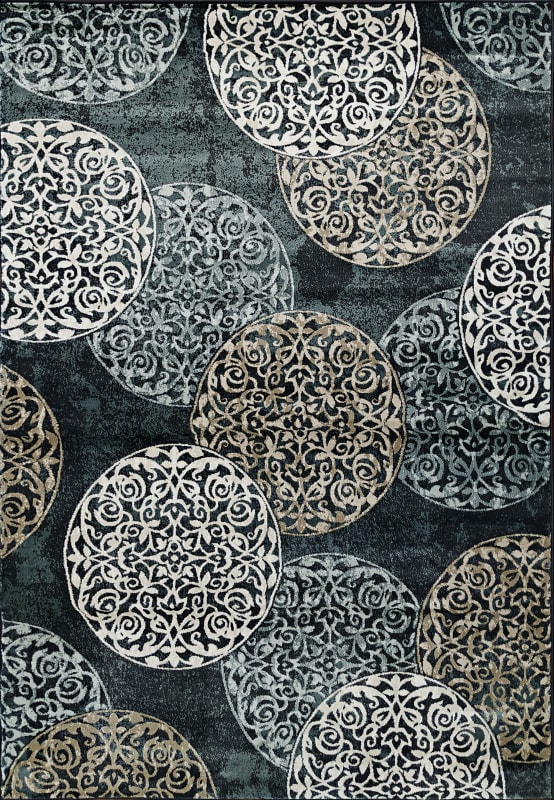 ME912985014997 - Dynamic Rugs - MELODY - Blue 985014-997 - 7.1' x 10.1'