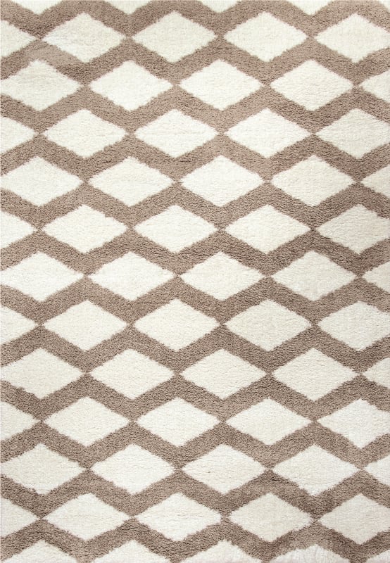 SI9125904111 - Dynamic Rugs - SILKY SHAG - White 5904-111 - 7.1' x 10.1'