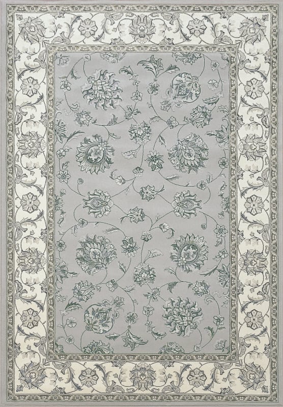 AN69573659666 - Dynamic Rugs - ANCIENT GARDEN - Soft Grey Cream 57365-9666 - 5.3' x 7.7'