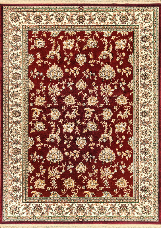 BR697226330 - Dynamic Rugs - BRILLIANT - Red 7226-330 - 5.3' x 7.7'