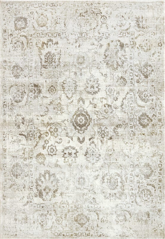 CC9123530190 - Dynamic Rugs - CASTILLA - Ivory Grey 3530-190 - 7.1' x 10.1'