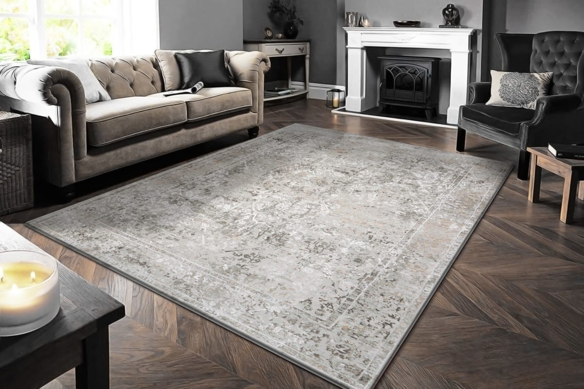 RENAISSANCE - Ivory Grey Rust 3150-197 - Dynamic Rugs - RENAISSANCE - Ivory Grey Rust 3150-197
