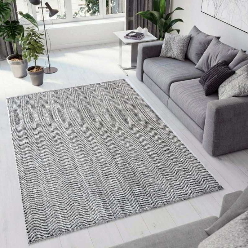 ALLEGRA - Grey White 2986-901 - Dynamic Rugs - ALLEGRA - Grey White 2986-901