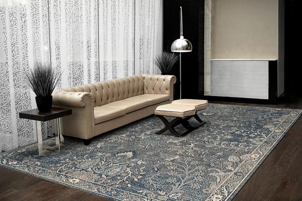 VX463585599 - Dynamic Rugs - SAVOY - Denim Multi 3585-599 - 3.11' x 5.7'