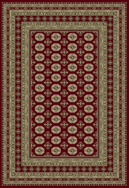 AN24571021293 - Dynamic Rugs - ANCIENT GARDEN - Red Beige 57102-1293 - 2' x 3.11'