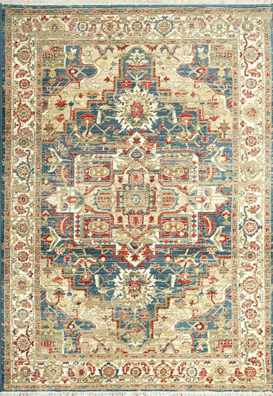 JN9126882530 - Dynamic Rugs - JUNO - Navy Red 6882-530 - 7.1' x 10'