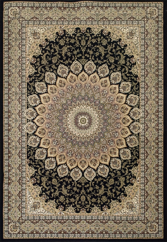 AN1014570903484 - Dynamic Rugs - ANCIENT GARDEN - Navy 57090-3484 - 9.2' x 12.1'